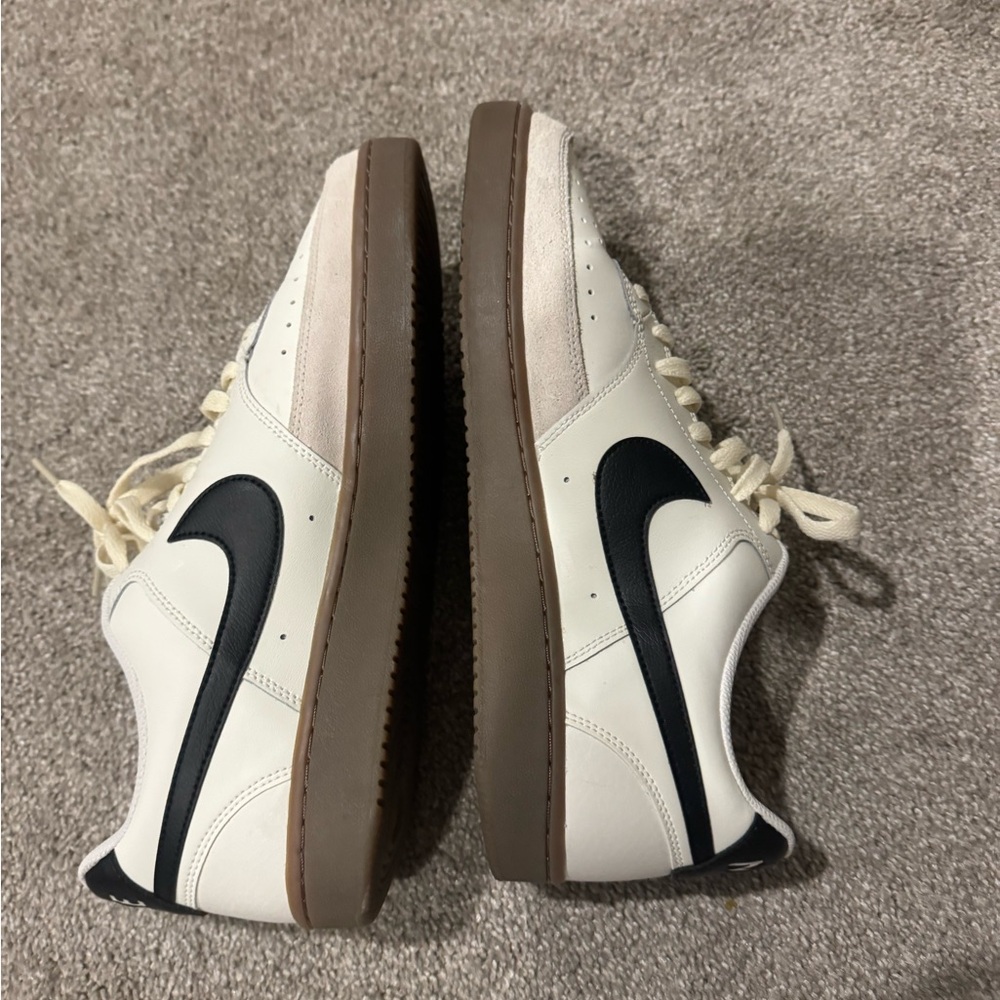 Nike Cream and Black Sneakers